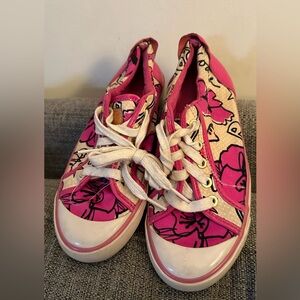Coach brand pink poppy vintage shoes size 6B